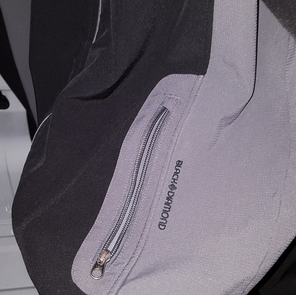 *SOLD*Black Diamond Mens LS Full Zip Polyester Spa - Picture 1 of 7